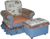 Angel Song Buckaroo Blue Club Boy's Chair