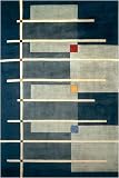 Electricity Rug 3'6x5'6 Navy