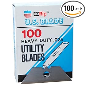 EZRip EZ-100 Pro Pack of 100 Heavy Duty Blades