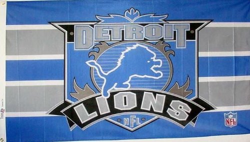 E7A Detroit Lions 3'x5' Heavy Duty Flag