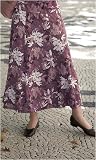 Penny Plain - Leaf Print Skirt