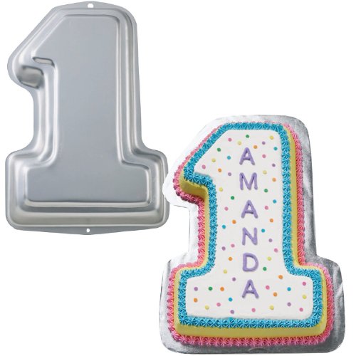 niceeshop(TM) Aluminum Number 1 Shape Winner Sign Cake Pan Cake Mold For Kid's Birthdays/First Anniversary