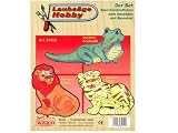 Weico 81052 - Laubsaege Vorlage Loewe, Tiger und Krokodil zum Bemalen. 3 Brettchen