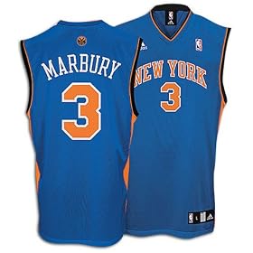new york knick's jerseys - stephon marbury