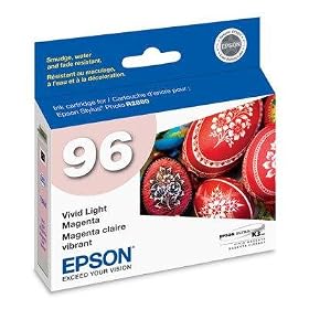 Epson T096620 Stylus Photo R2880 Printer UltraChrome K3 Ink Cartridge (Vivid Light Magenta)