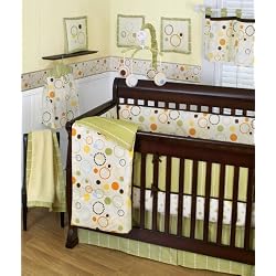 Set A Shopping Price Drop Alert For Sumersault Pop Dot 10 Piece Crib Set, Tan/Green/Orange