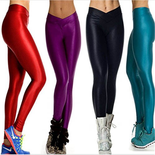 Spandex Stretch Sports High Waist Skinny Tights Leggings Pencil Pants Plus Size