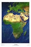 Africa From Space, Art Poster, size 26