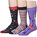 James Fiallo Mens 12 Pairs Patterned Dress Socks, Fits shoe 6-12 (sock size 10-13), M169-A-12