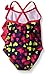 Pink Platinum Girls' Heart Print Swimsuit