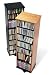 Kitchen & Housewares : Black 2-Sided Spinning Multimedia Storage Tower
