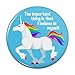 Unicorn The Important Thing is That I Believe in Myself Pinback Button Pin Badge - 1