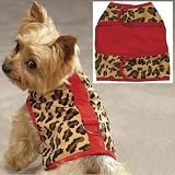 Z & Z Safari Harness Vest Xxsm Red Leopard