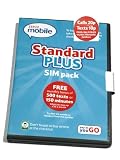 Tesco Mobile Phone Sim Card 500 Texts With £15 Top Up