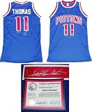 Isiah Thomas Autographed Jersey - Detroit Pistons, Authentic - Autographed NBA Jerseys