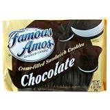 Famous Amos Chocolate Cremes, 17.5-Ounce Packages (Pack of 6)