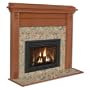 Royalton R Flush Fireplace Mantel in Light Golden Oak