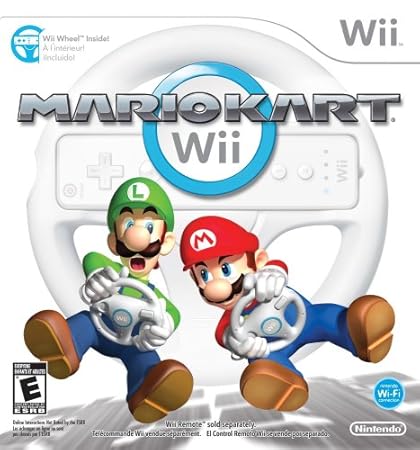 Mario Kart Wii with Wii Wheel