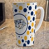 NHL Nashville Predators 16-Ounce White Latte Mug