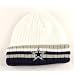 Dallas Cowboys Cuffed Ribbed Knit Hat (White) by Reebok