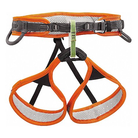 Petzl Hirundos Harness - Men's Orange/Silver