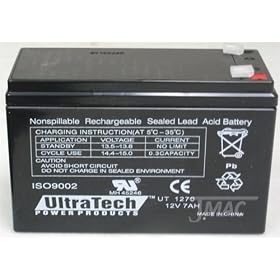 7Ah Battery 12V Sealed Lead Acid Battery - Powersonic