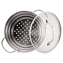 Circulon Stainless Steel Universal Steamer Insert with Glass Lid