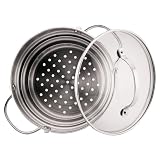 Circulon Stainless Steel Universal Steamer Insert with Glass Lid