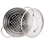 Circulon Stainless Steel Universal Steamer Insert with Glass Lid