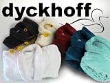 Dyckhoff Opal, hochwertiger Frottee Bademantel mit Schalkragen Gr. S bordeaux