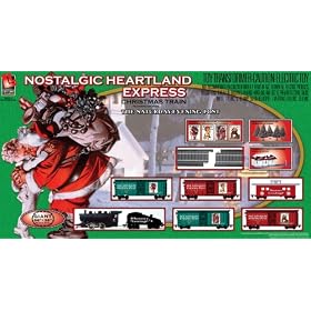 Life Like Nostalgic Heartland Express Norman Rockwell Saturday Evening Post Electric Train Set