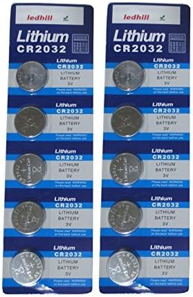 Ledhill 10-Piece CR2032 3V Lithium Batteries Button Cell for Bose? Remote Control (pack of 10) by ledhill