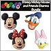 Jibbitz Disney Charms Mickey Mouse and Friends 4-Pack for Crocs - Mickey Mouse, Minnie, Donald Duck and Daisy