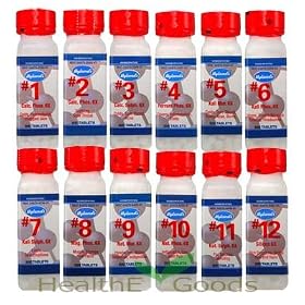 Hylands Cell Salts 6x | Set of All 12 Cell Salts | 1000 tablets