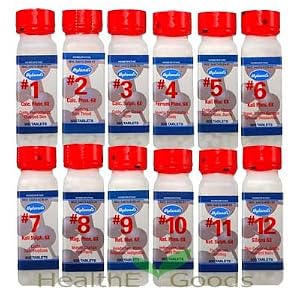 Hylands Cell Salts 6x | Set of All 12 Cell Salts | 500 tablets by Hyland's Homeopathic