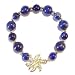 The Black Cat Jewellery Store-Lapis Lazuli & Gold Bracelet 20cm