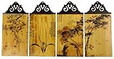 IMAGE OF Four Seasons Wall Hangings (Multicolored) (16.5