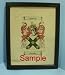 Woolsey Coat of Arms on 8 1/2 x 11 Parchment Paper in Elegant Solid Black Frame
