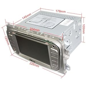 Budget  Koolertron For Ford Mondeo 2008-2012/Focus 2008 2009 2010/S-MAX In-dash DVD Player With Autoradio GPS Sat Nav Navigation