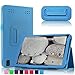 Infiland Premium PU Leather Case Cover for DigiLand 10.1 DL1008M DL1010Q / NeuTab N10 Plus 10.1/ rotor 10.1/ iDeaUSA CT10/ Elecost OctaTab 10.1/ IRULU X1 Pro Lightning 10.1 Inch Tablet- Blue