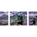 Ravensburger 28951 - Skyline von New York - Malen nach Zahlen Premium Triptychon, 100 x 40 cmvon "Ravensburger"