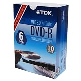TDK DVD-R 8X Compatible Video - 10 pack