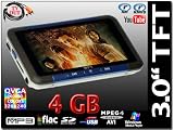 Produkt-Bild: BLAUER 3" 4GB MP3 MP4 MP5 Multimedia Player RM/RMVB AV-Player 3.0" BLAU