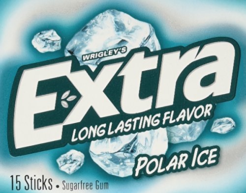 Wrigley Extra Polar Ice, 15-sticks, Pack of 10