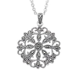 FOJO's Marcasite Medallion Pendant by FOJO