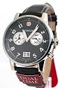 Wenger Black Commando Dual Time Mens Watch 74712