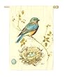 Songbirds Silk Reflections Regular Size Flag