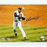 Juan Uribe Autographed 2005 World Series Game 4 Last Out 8 x 10 Photograph (Unframed)