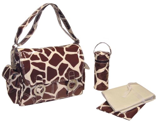 Kalencom Coated Double Buckle Giraffe Chocolate/Cream
