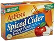 Alpine Sugar Free Spiced Cider 10 Count Packages, .14-Ounce (Pack of 12)
